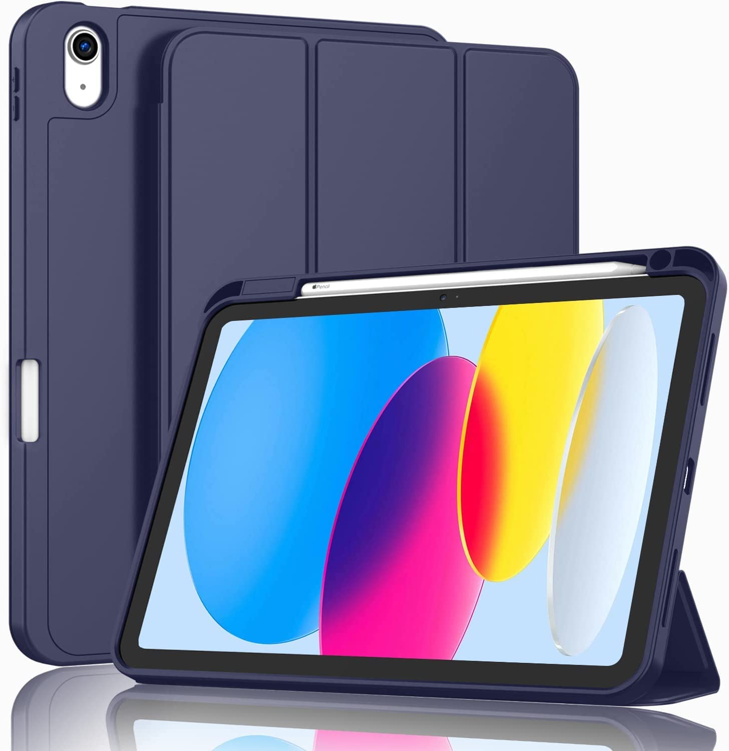 ProElite Smart Case for iPad 10th Generation 2022 [Auto Sleep/Wake Cover] [Rigt Pencil Holder] [Soft Flexible Case] Recoil Series - Dark Blue (B0BXP2NQ41) Amazon Price History, Amazon Price Tracker