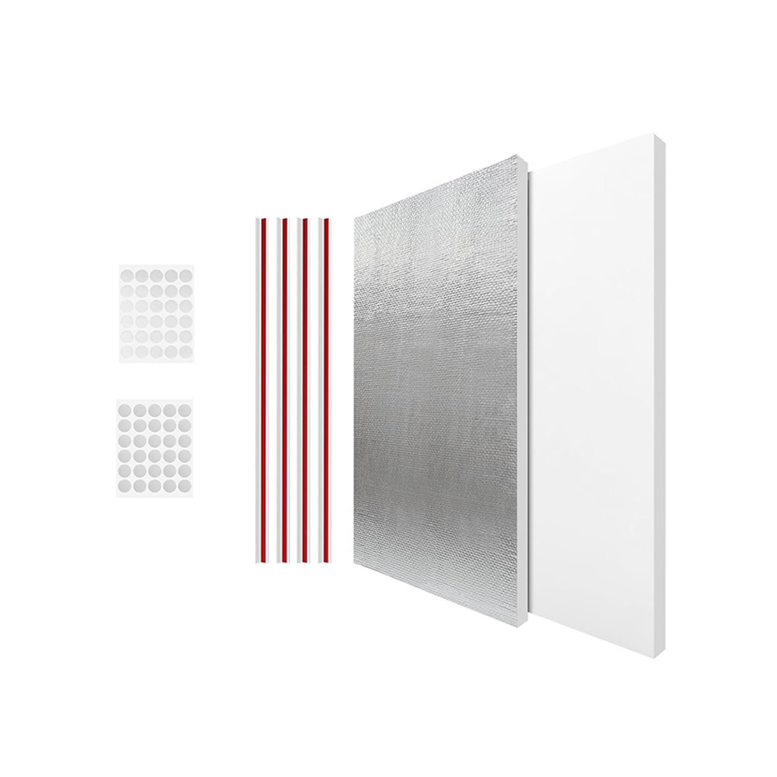 Side Insulated Foam Panel Replacement Window Air Conditioners Insulation Set for Window Air Conditioners Accessories Side Insulated Foam Panel