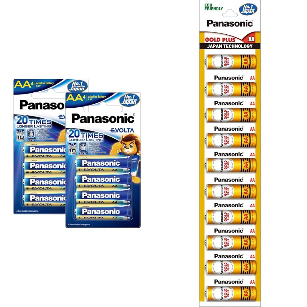 Panasonic Evolta AA Alkaline 1.5V Battery, 20 Times Longer Lasting Than Standard zinc Carbon Batteri-image-46