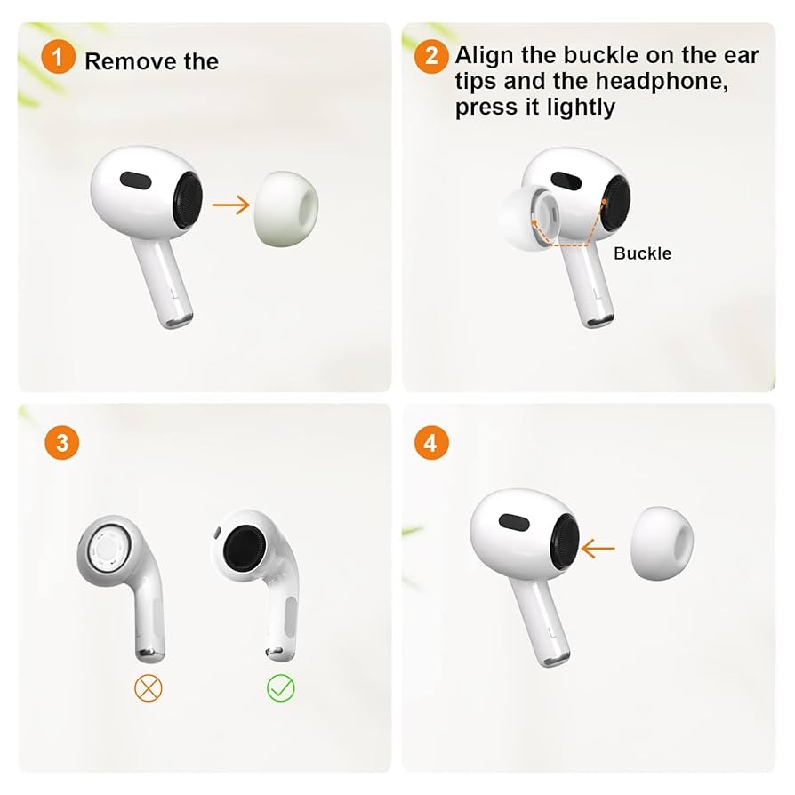 AirPods Pro 2本体 + シリコンイヤーチップ Amazon | Airpods Pro & Pro 第2世代イヤーチップ(4ペア)用 (4組