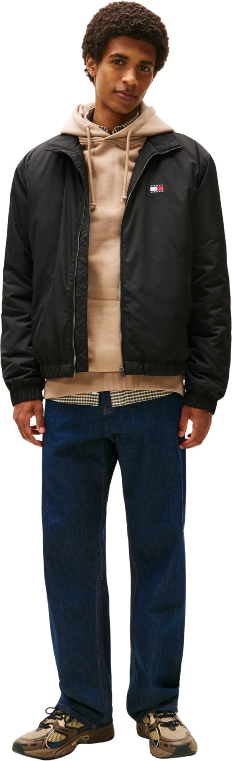 Tommy Jeans Giacca imbottita da uomo TJM Essential EXT DM0DM21936, nero (nero), 3XL, NERO (Nero), 3XL Plus