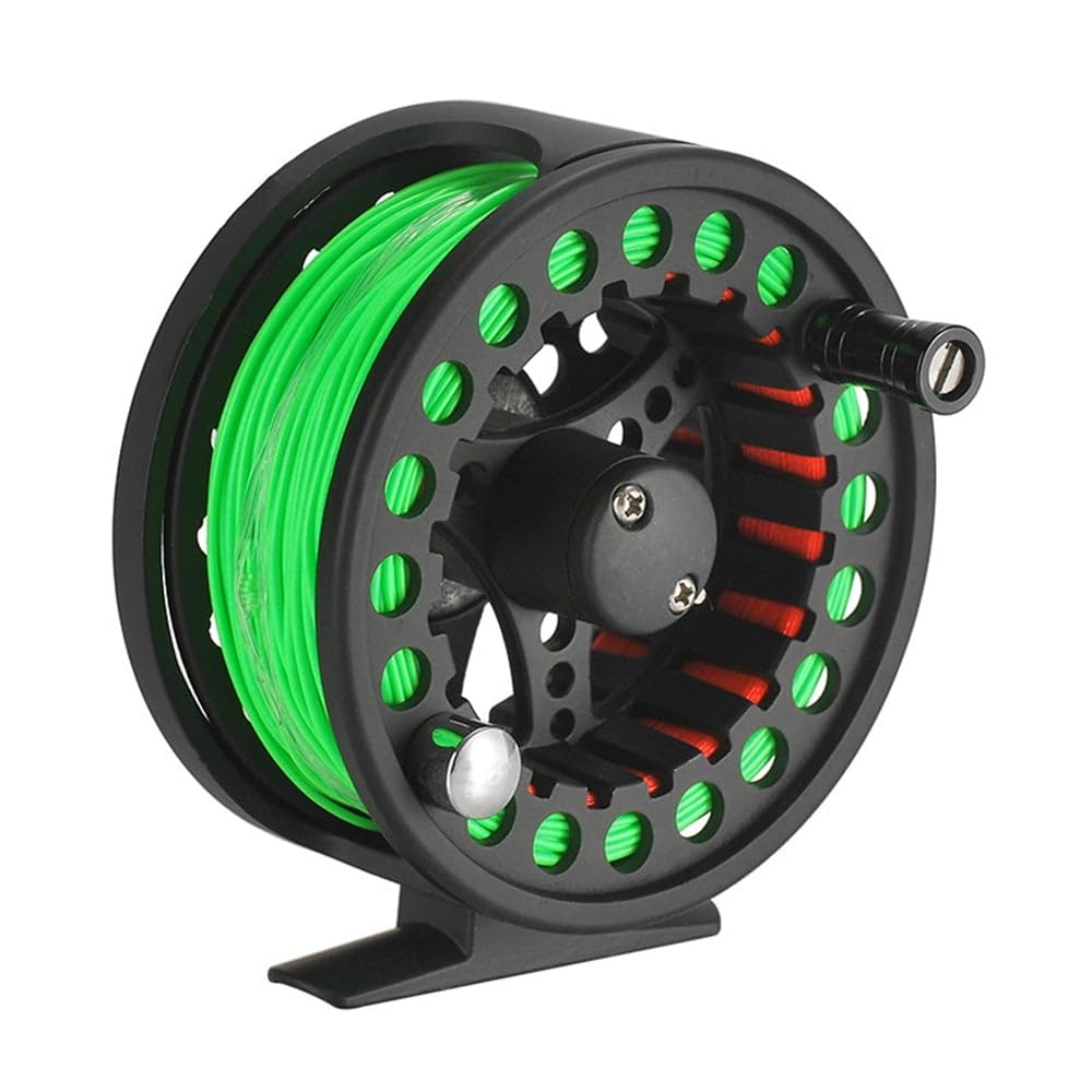 Large Arbor Fly Fishing Reel Lightweight CNC d Aluminum Alloy Fly Fishing Reel with Line