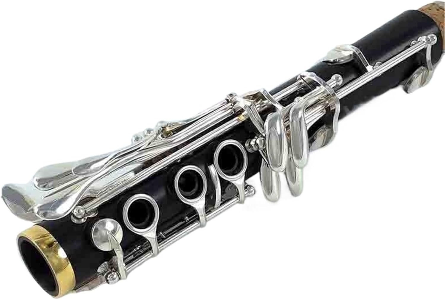 Clarinet Bb Wooden Ebony Silver Plated 18 Keys Professional Musical Instrument Beginner Clarinet Instrument