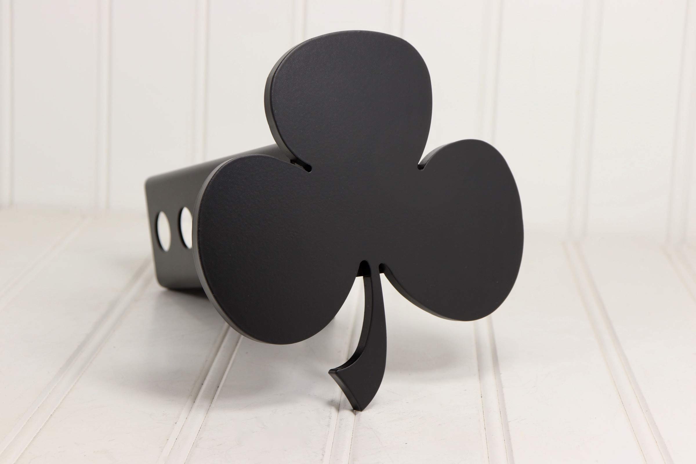 Custom Hitch Covers Matte Black Shamrock