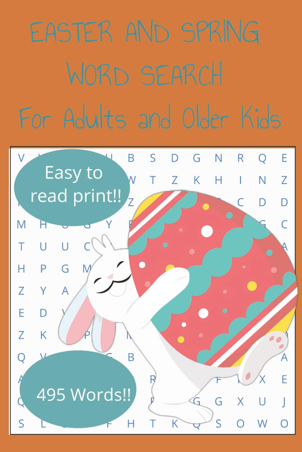Easter and Spring Word Search: For Adults and Older Kids