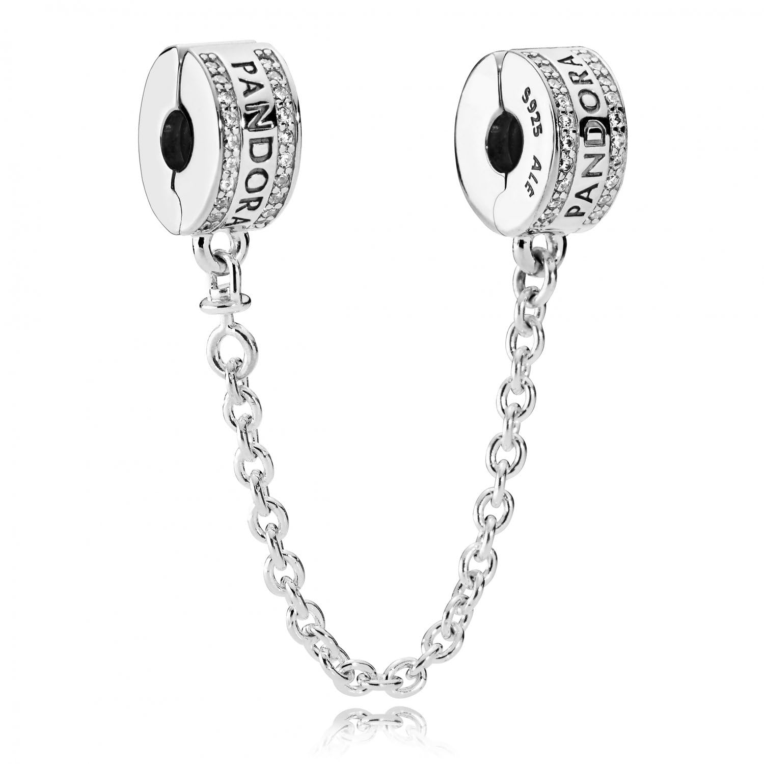 PANDORA Abalorio 792057CZ-​05 Mujer Cadena Seguridad Logo
