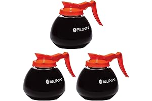 BUNN 12 Cup Commercial Glass Decanter with Handle: The Ideal Serving Companion...