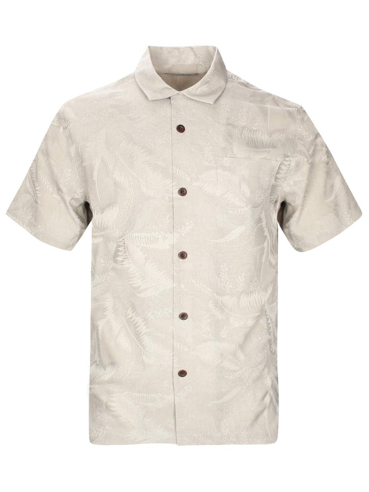 Mens Hawaiian Shirts Silk Botton Down Short Sleeve Shirts Tropical Casual Beach Shirt Camp Shirts