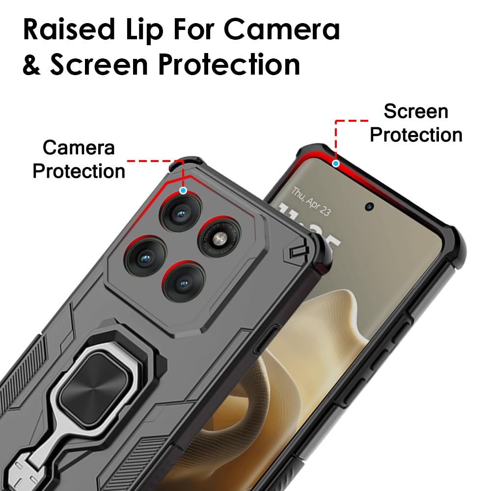 Motorola Moto Edge 60 Pro Case - Tough Armor Protection -4