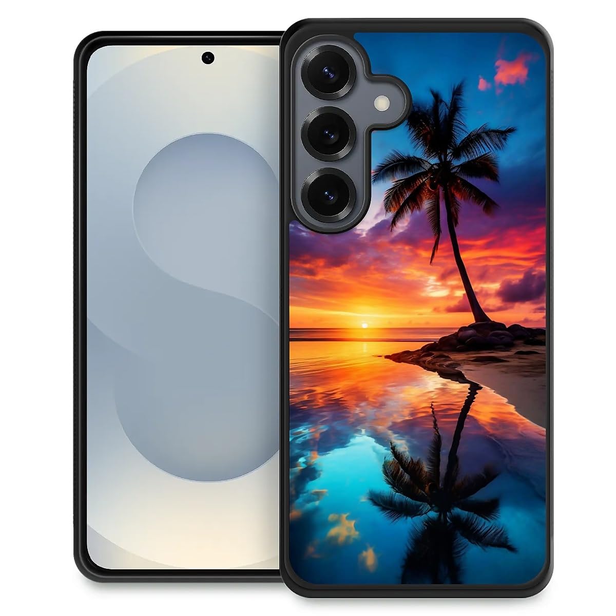 ZHEGAILIAN Compatible with Samsung Galaxy S25+ Case,Non-Slip Soft TPU Bumper Shockproof Protective Case Compatible with Samsung Galaxy S25+ 6.7 inch