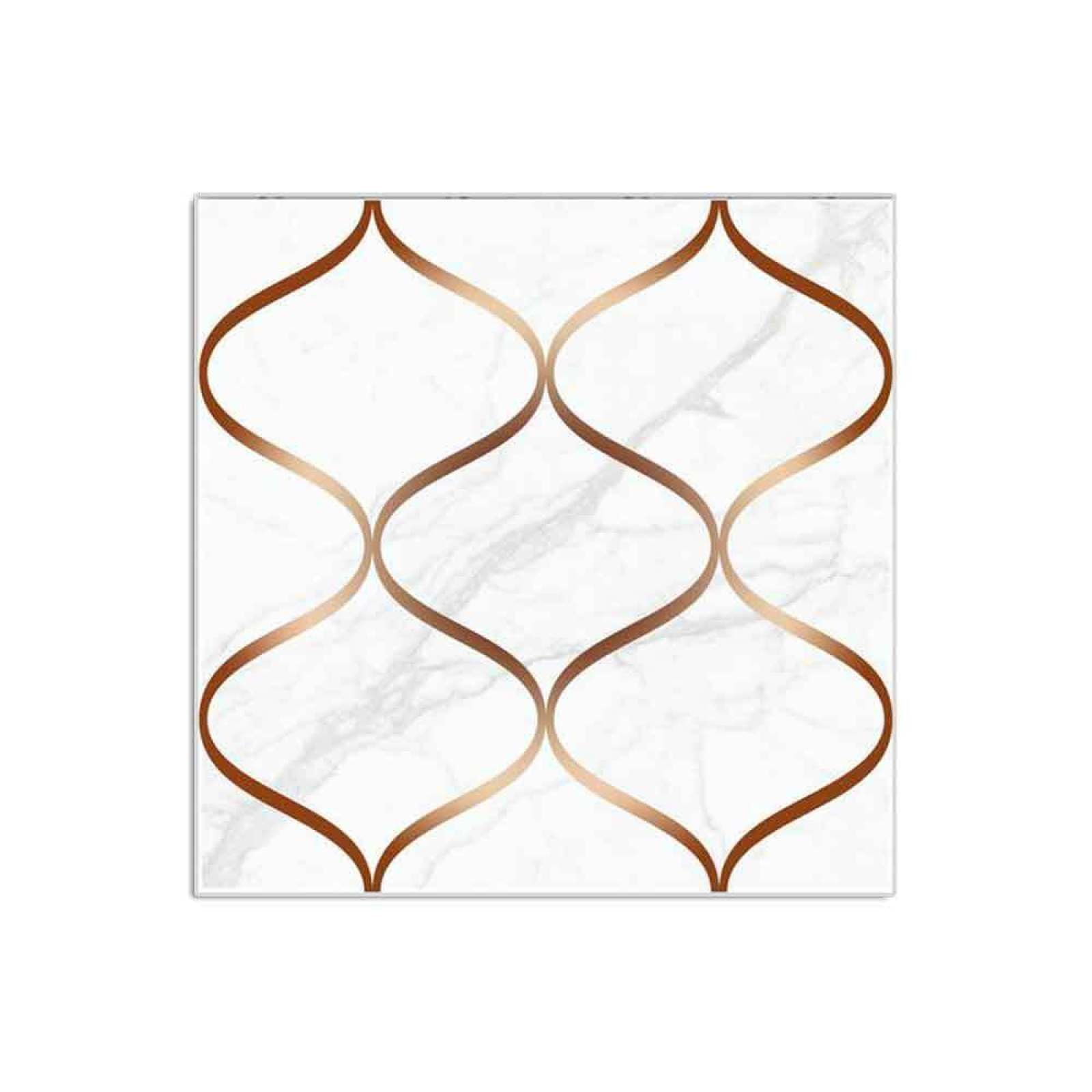 Piastrelle Adesive Cucina Modello D'Onda In Marmo Bianco Pavimento pvc Adesivo Mobili Decorazioni Piastrelle Adesive Bagno Impermeabile Resistenza all'olio Mattonelle Adesive