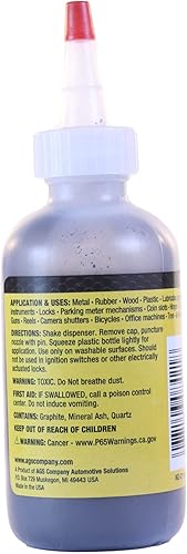 Miniatura 2 de AGS Company MR. ZIP Botella de lubricantes de grafito seco extrafino de 2 onzas, lubricante avanzado de película seca, ayuda robusta para mejoras