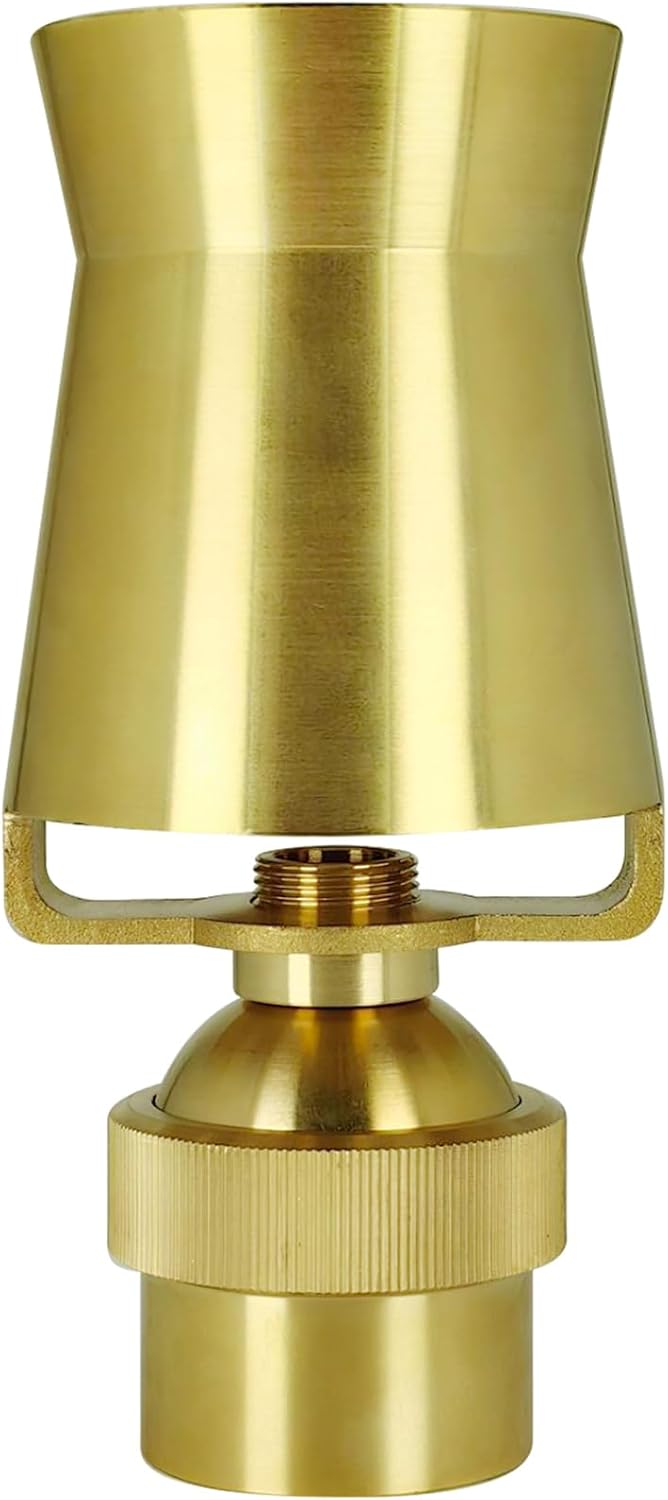 Fountain Nozzle Heads, Brass Pond Spray Nozzles Bubbling Fountain Nozzle Ice Tower Nozzle B-N-14 (1.5 Inch - DN40)