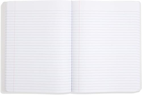 Miniatura 9 de Blue Summit - Cuaderno de composición a rayas universitarias a granel, cuadernos de composición de mármol blanco y negro, 100 páginas, rayas