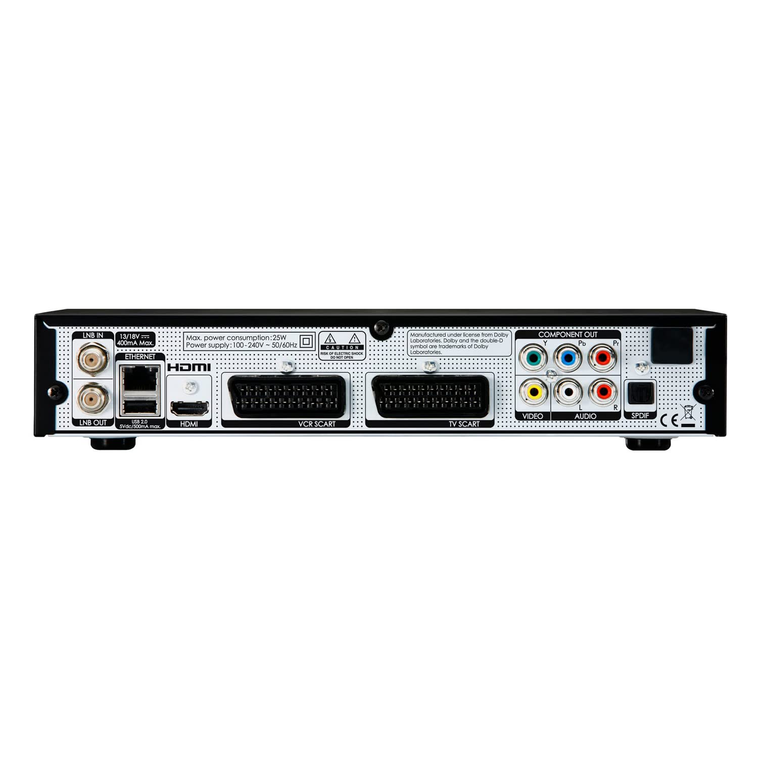 Récepteur Satellite TNT Sat, Enregistreur TN5000HD - Carte TNTSAT Incluse, Réception des chaînes TV & Radio sur Satellite, Time Shift, Lecture des fichiers multimédia, Mode réseau Ethernet