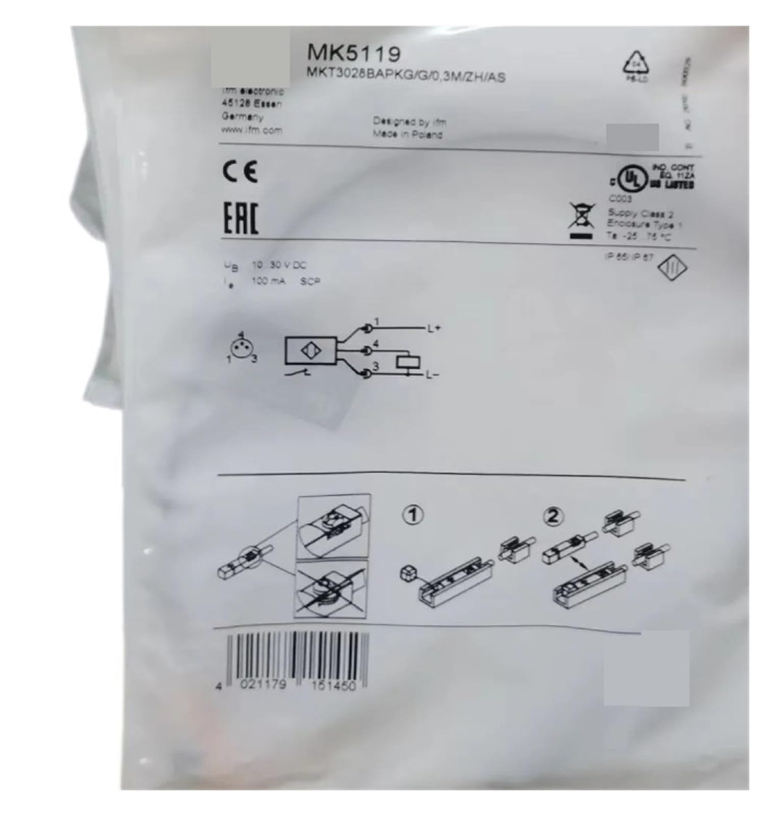 BFSYDLUJ Pressure Sensor MK5119