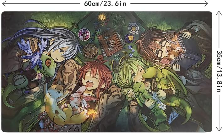 Miniatura 5 de Nuevo Anime Playmat Charmer Familiar TCG CCG Trading Card Game Mat Pad No Zones+Bolsa gratis (ZD039-012-K)