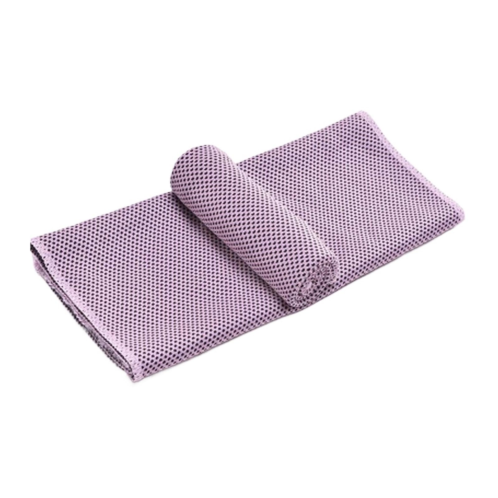 HNULGVI Cooling towel Breathable Running Yoga Gym Sweat-absorbent Towel Sports(Pink)