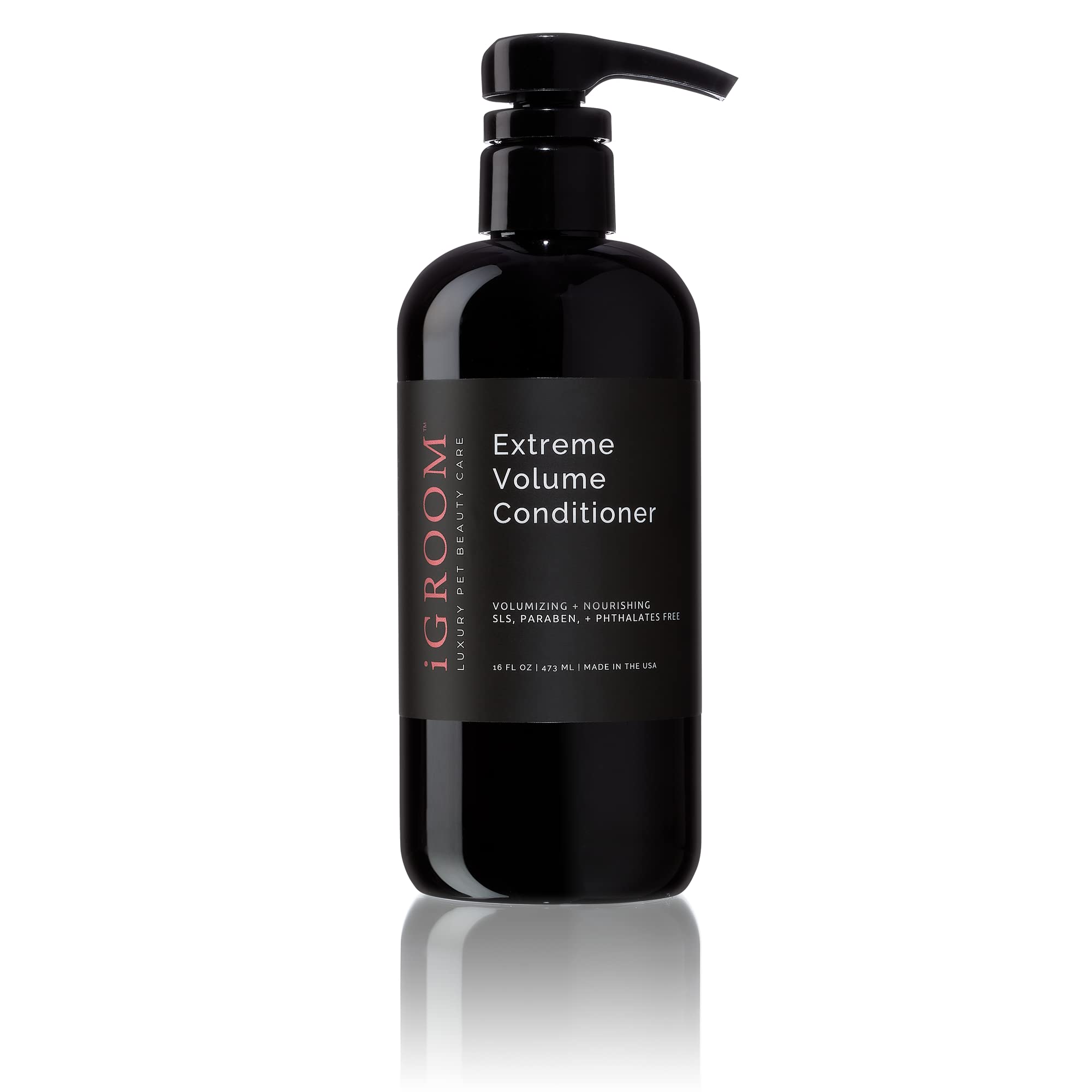 Extreme Volume Dog Conditioner, Luxury Pet Beauty Care, Adds Body and Volume, Repairs Damage, Made in USA, 16 oz