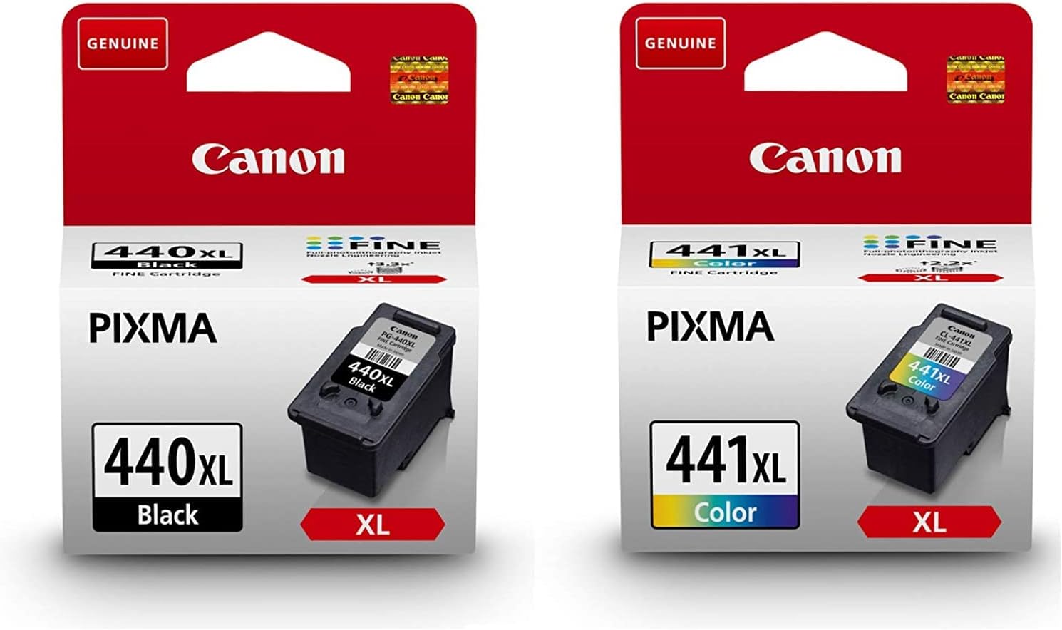 440XL BLACK & 441XL COLOR INK CARTRIDGE SET