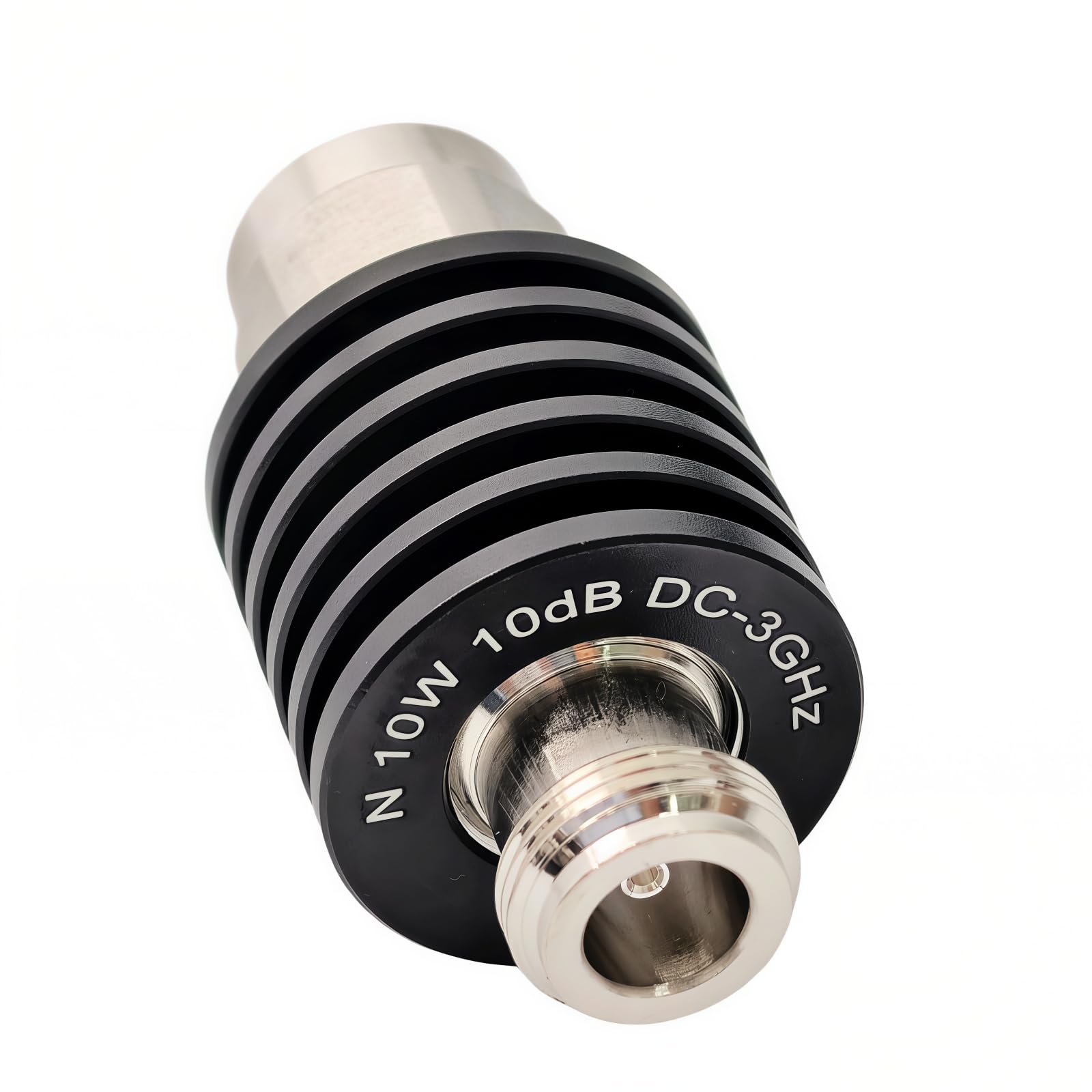 BECEN 10 Watt 10dB Atténuateur Fixe de Type N – 10W 3 GHz RF Connecteur N 50 Ohm (10dB)