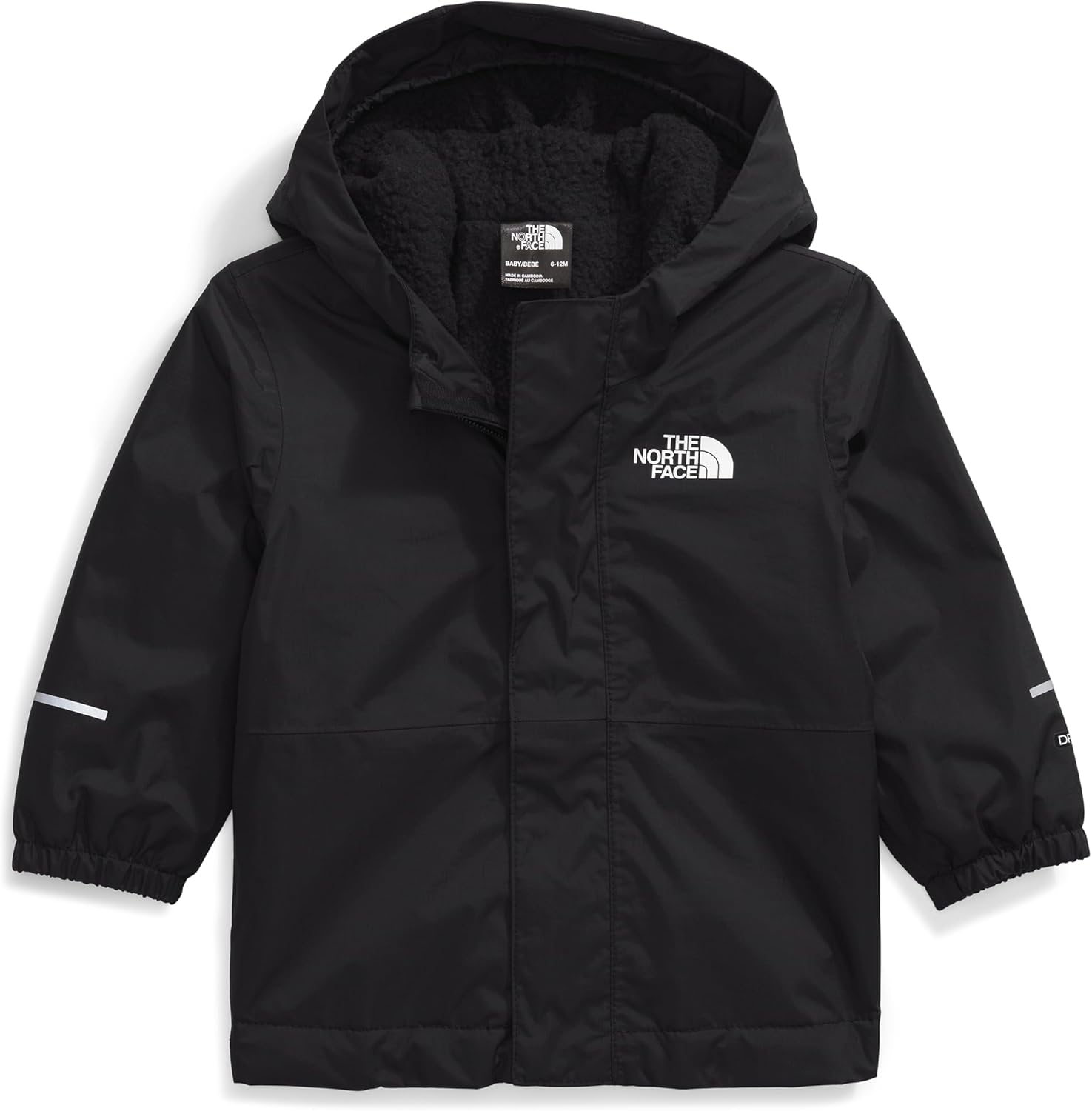 THE NORTH FACE Baby Warm Antora Rain Jacket | Windproof & Waterproof Rain Coat, Adjustable 3-piece Hood