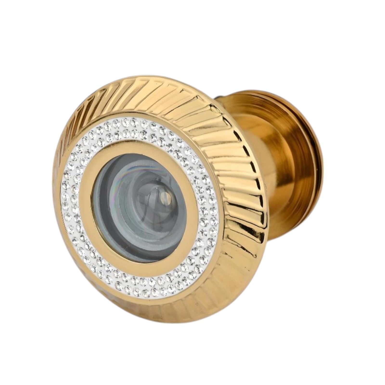 Sponsored Ad - Eye Berry Door Lens 180°Glass Lens Degree Brass +Zink Door Eye viewer with Double Diamond Layer with Perfect Matching for Main Door (Dimond Gold, 35-55 mm)