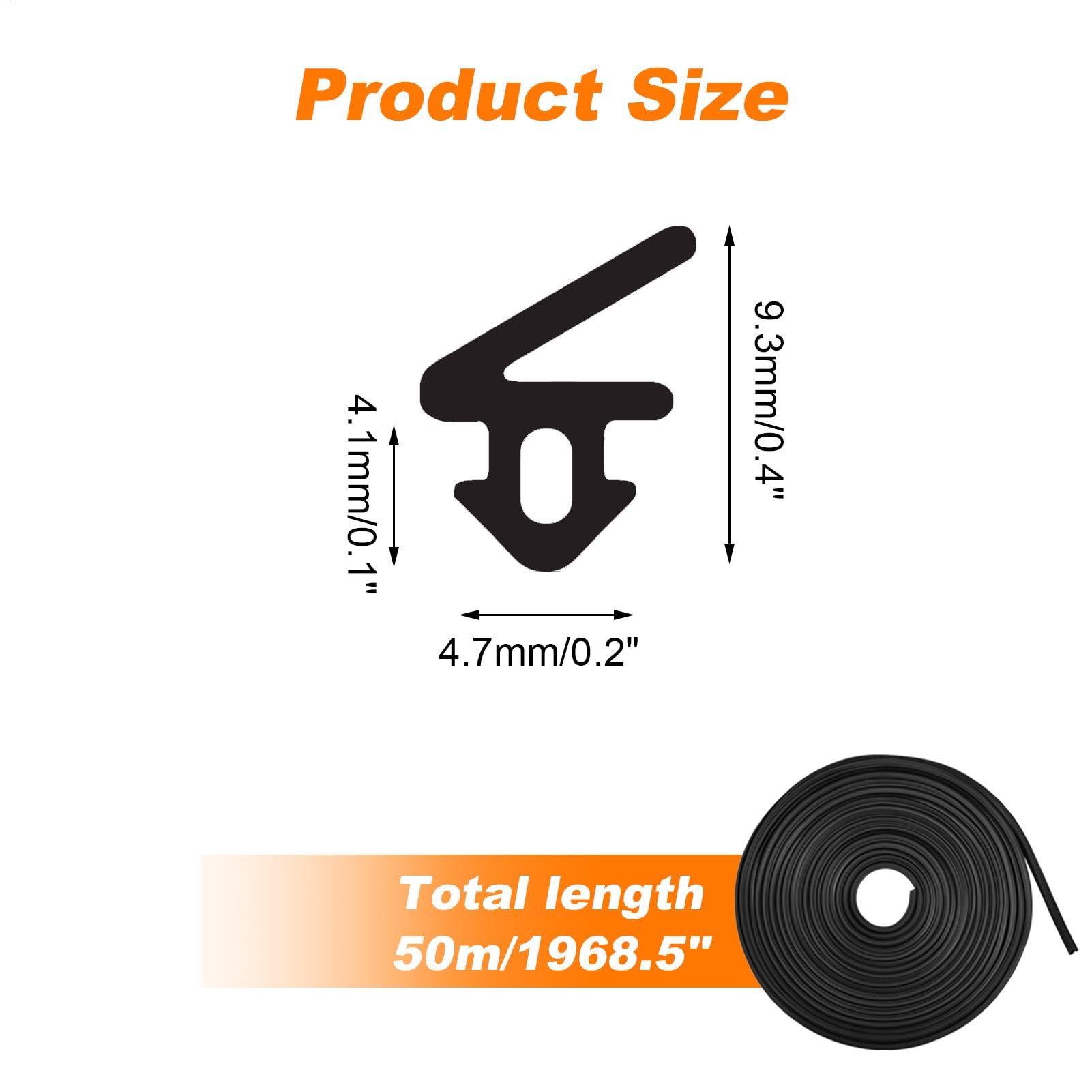 Nastro Sigillante Meteo paraspifferi silicone termico porta inverno | Riempitivo Fessure Porta Nastro Isolante per Finestre Pellicola Isolante Termica Clima Freddo Casa Hotel Bagno Camera da