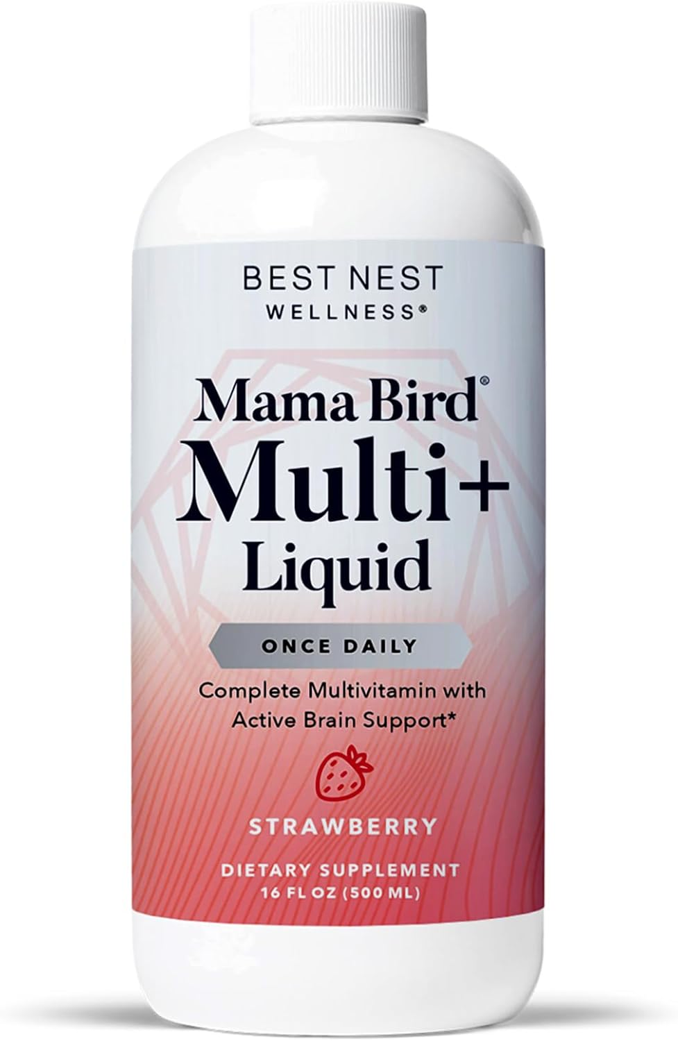 Best Nest Wellness Mama Bird Liquid Prenatal Vitamin for Women, Organic Fruit Blend
