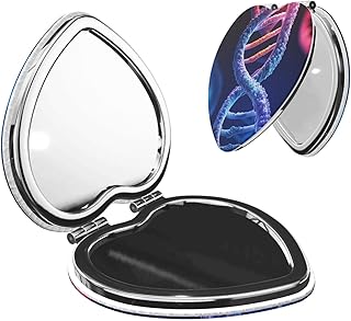 DNA Genetic Helix - Espejo compacto para bols...