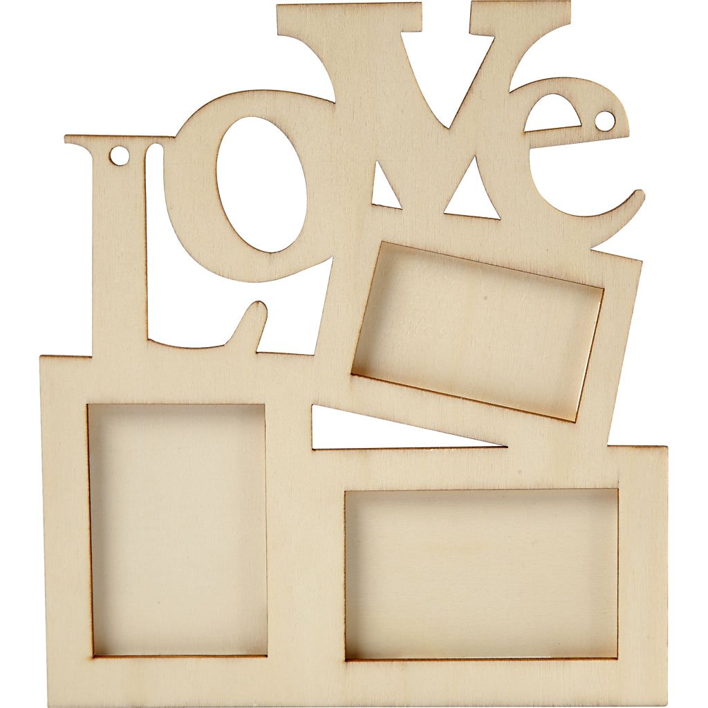 Create Crafts Create Craft - Love Collage Frame 10pcs