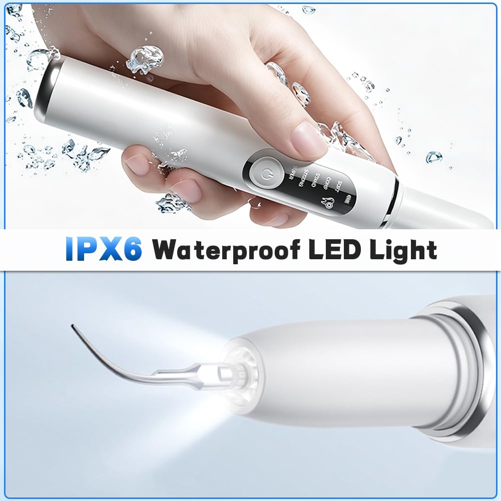 Recargable Cepillo de Dientes Perro Ultrasónico, Limpieza de Sarro Dental para Perros Ultrasónico con 3 Cabezales de Cepillo, 5 Modos de Limpieza con Luz LED, Elimina la Placa Dental de Perro