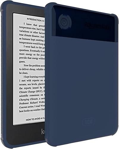 Vista 20 de TUDIA SKN - Funda diseñada para Kobo Clara 2E (6 pulgadas), esquinas reforzadas, a prueba de golpes, delgada, antiamarilleamiento, parte trasera