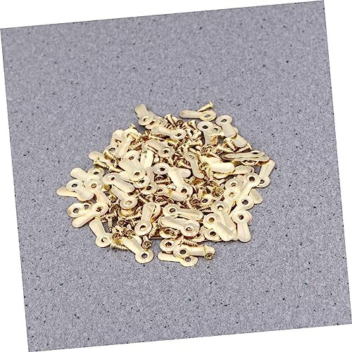 Image of Tablet Screw 200pcs Photo Frame Accessories Metal Melon Nail Small Slices Easy Install Wall Art Hanging Hardware Picture Frame Back Sheet