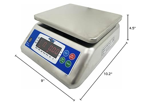 Miniatura 7 de Liberty S-IDS02 - Báscula de mesa de acero inoxidable totalmente lavada, báscula de cocina digital multifunción de alta precisión, impermeable, HD y