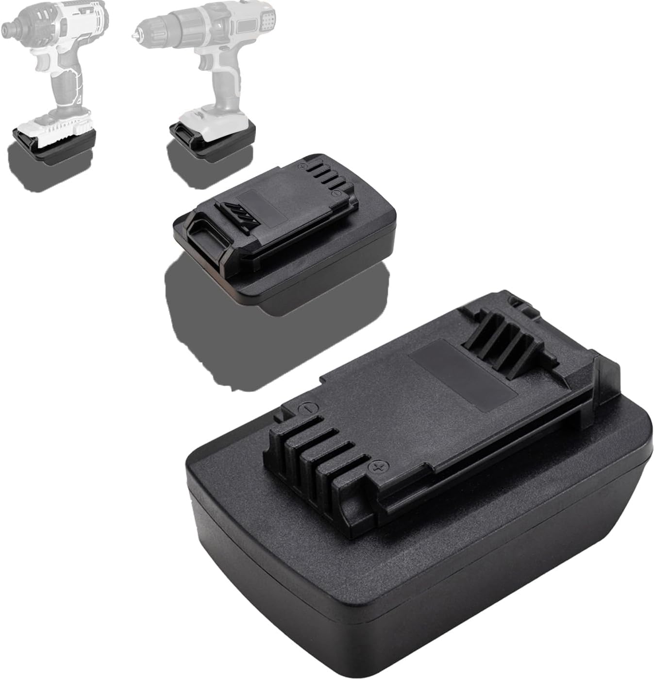 Battery Adapter Compatible for Dewalt 20V Battery Adapter Convert Compatible for Black & Decker 20V LBXR20 LB20 LBX20, Compatible for Porter Cable 20V PCC685L PCC682L Power Tools