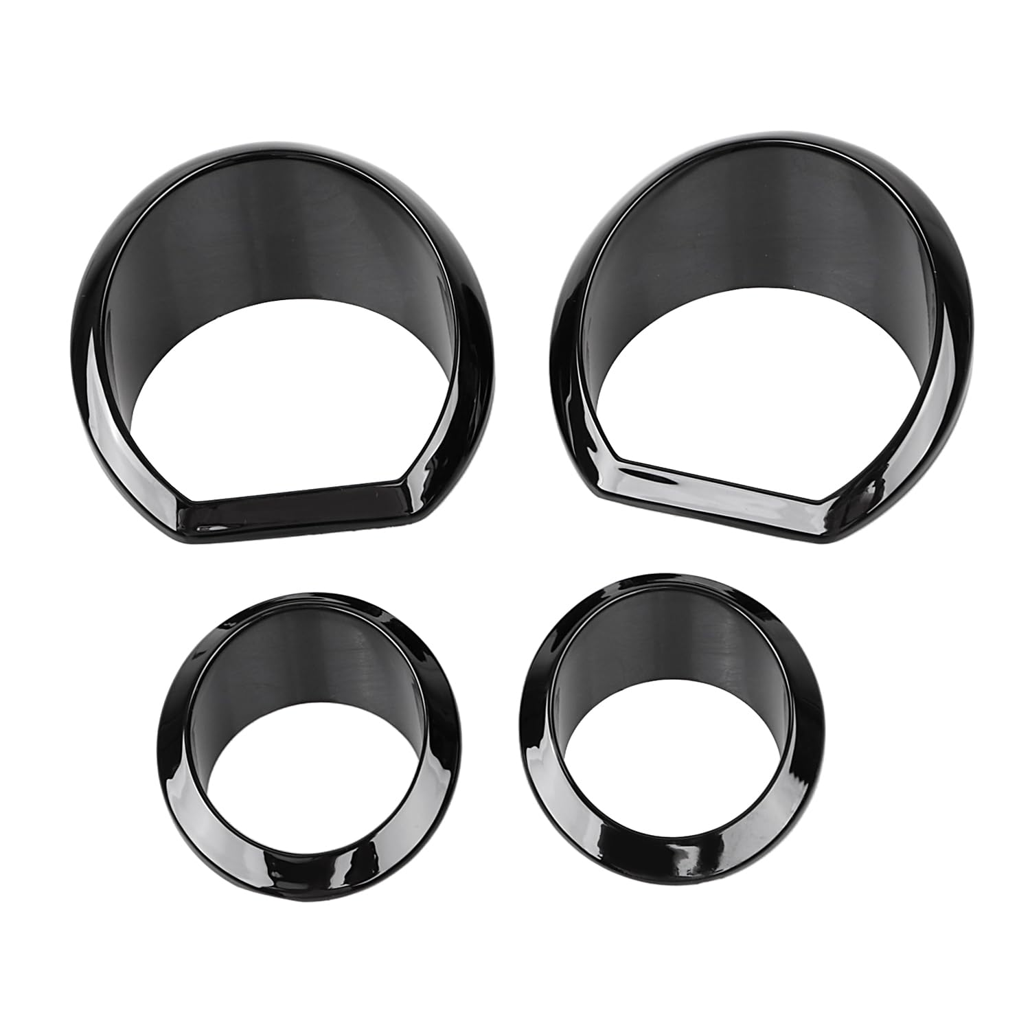 Manometerblende Zierring-Kit Harley Electra Glide Street Glide Ultra Limited Tri Glide 2014-2023