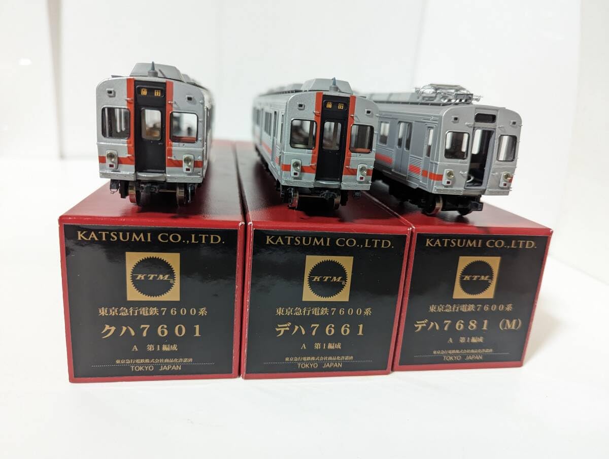 KATSUMI 鉄道模型 Amazon.co.jp: 超 室内灯付 み カツミ 0609T 東京急行電鉄 7600系 第1