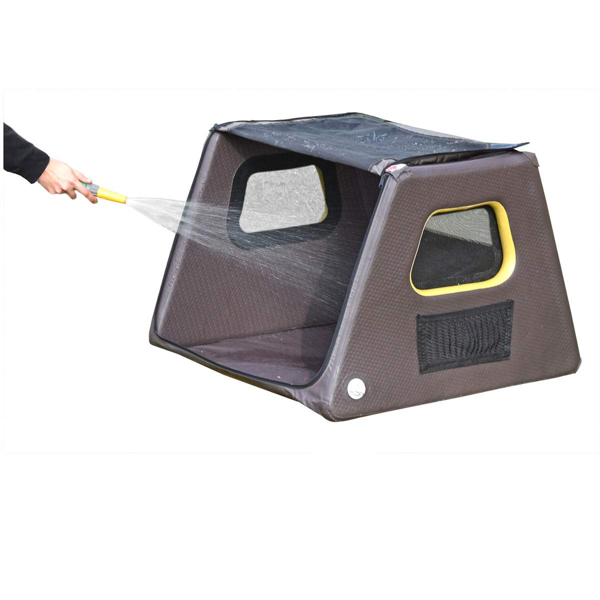 TAMI - Aufblasbares Hundebox XS - Dog Box Hundetransportbox Hund Autotransportbox Transportbox Falbare Hundekäfig