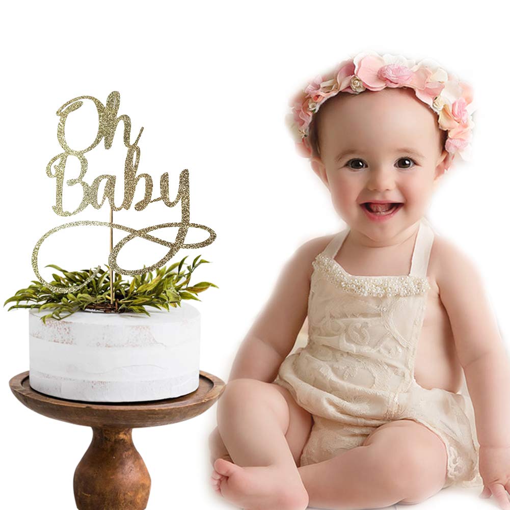 Oh Baby Cake Topper Smash Cake Topper, New Baby For Photo Booth Props