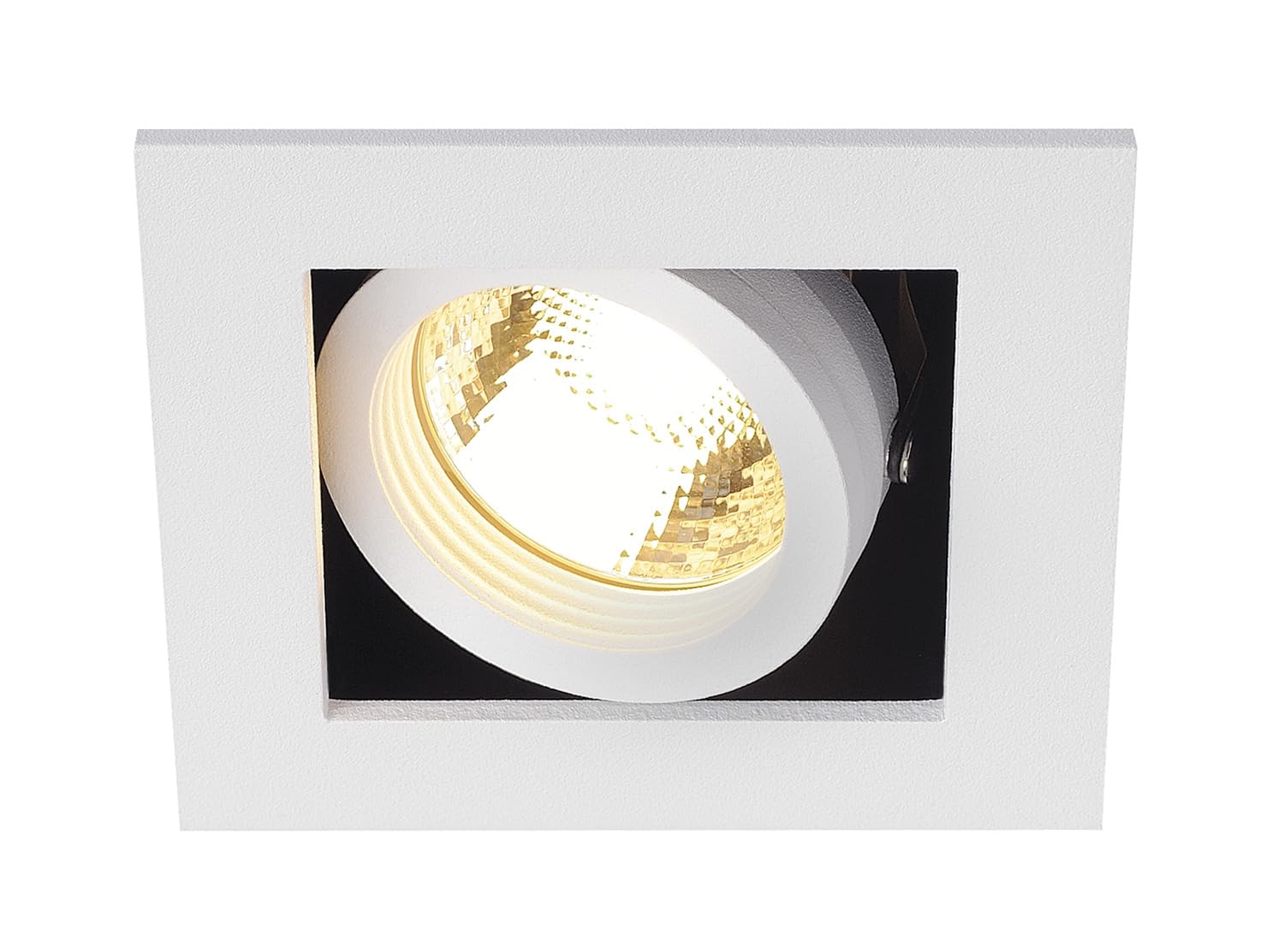 SLV recessed ceiling light KADUX 1 / spot, floodlight, ceiling spot, ceiling light, built-in LED light, internal lighting / GU10 50W white