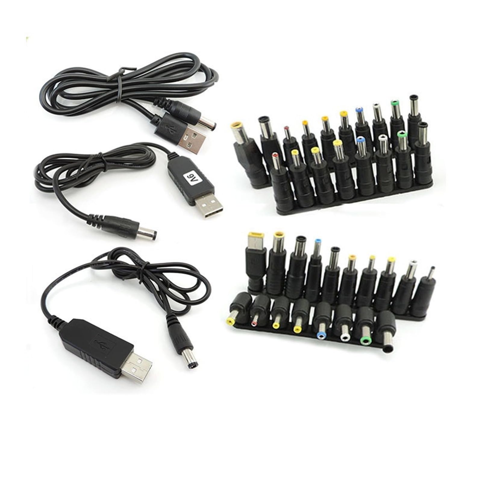Kabel USB Step Up 5V-9V/12V Boost DC 5,5 x 2,1 mm wtyczka męska (12,6 V boost line)