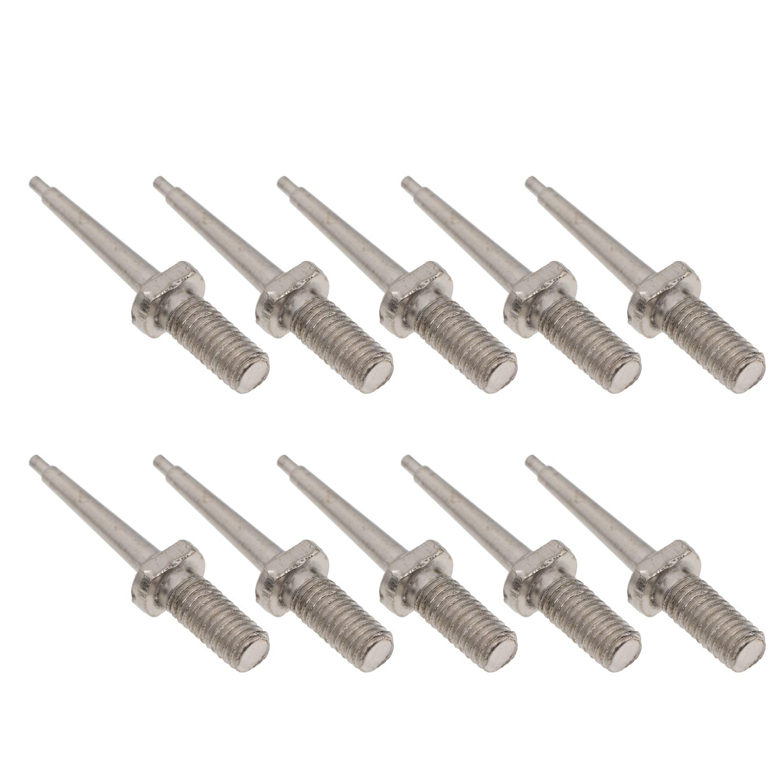 GALPADA Ago per Targhetta Auricolare Bestiame in Metallo Inox per Maiali Bovini Pecore, Accessorio per Pinze Marcatura Auricolare, Forniture Agricole per Allevamento
