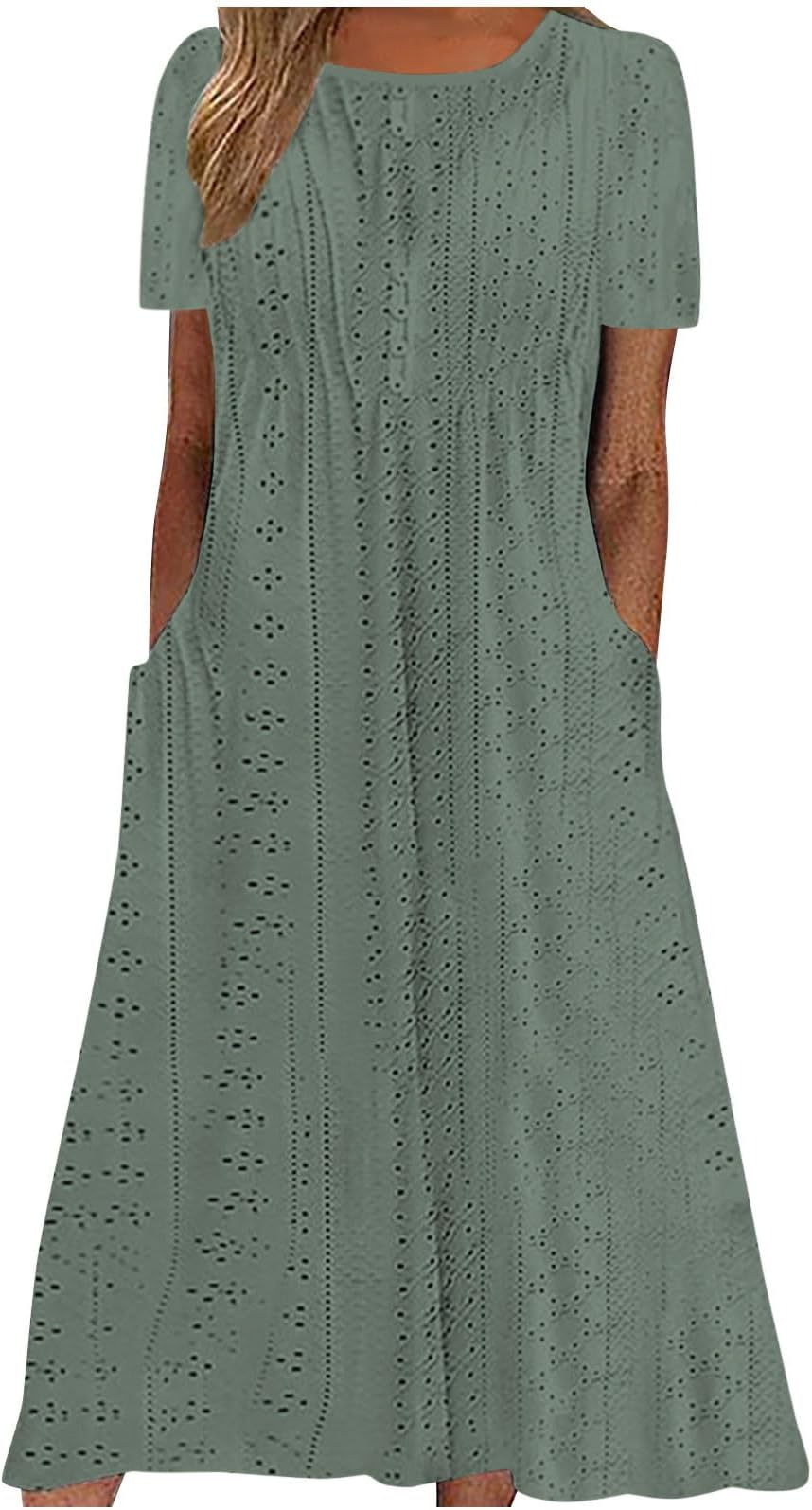 GenericBridesmaid Dresses for Women UK Vintage Summer Loose Short Sleeve Beach Swing Dress Ladies Bohemian Floral Print Tunic Dress A Line Daily Dress Boho Dresses with Pockets