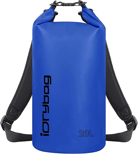 IDRYBAG Bolsa seca para kayak impermeable 2L5L10L15L20L, pequeña bolsa impermeable para navegación