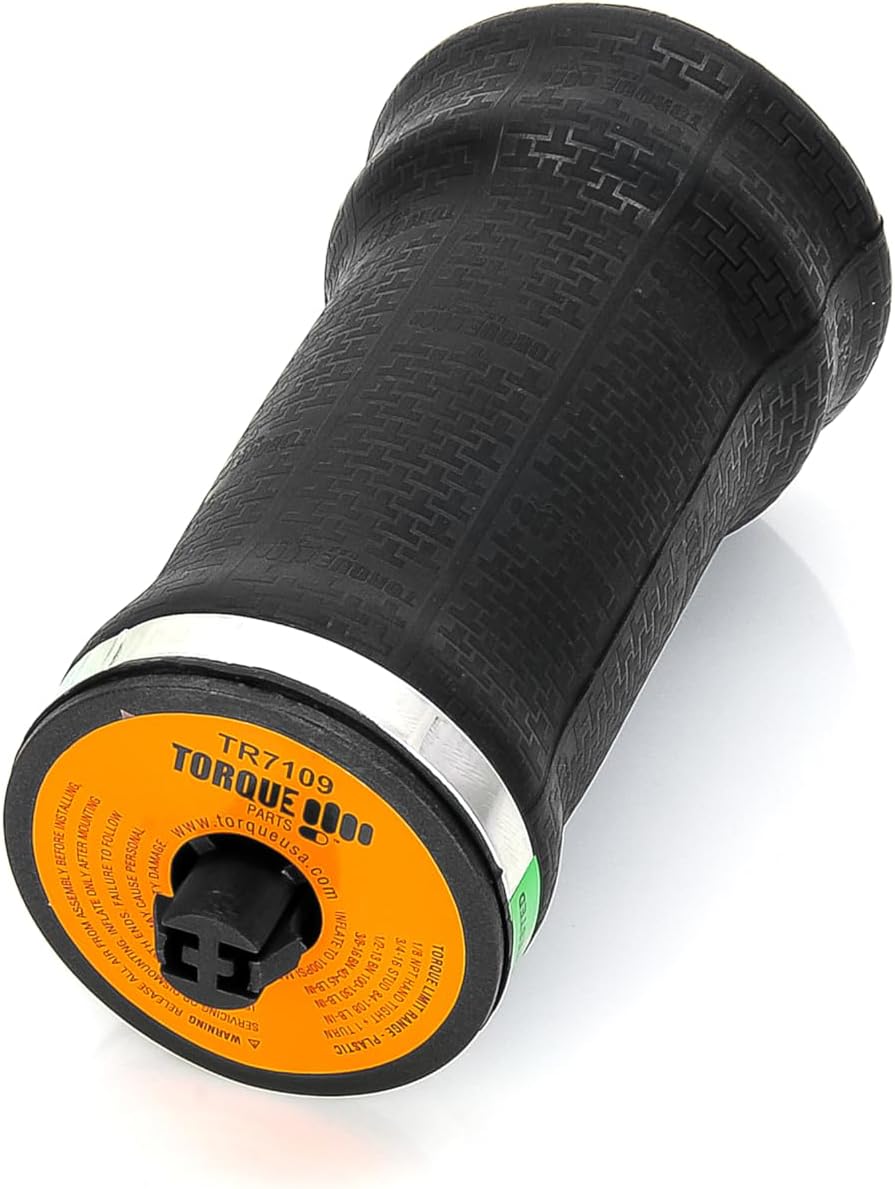 2 pack of TORQUE Cab Sleeper Air Spring Bag for Kenworth AEROCAB (MID 1999 & LATER) Trucks (Replaces Firestone 7109, W02-358-7109, Kenworth T81-1000) (2 x TR7109)