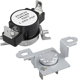 137032600 Dryer Thermal Limiter 3204267 Dryer Thermostat Replacement Part Compatible with Electrolux Frigidaire Dryers Replaces for PS2349395 AP4368739 PS446428 508516 AP2131477 73204267