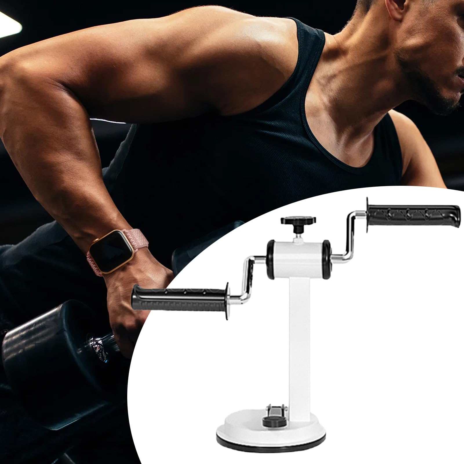 Trenażer Ramion Sprzęt Fitness Z Przyssawką | Trenażer do Ćwiczeń Ramion i Barków Do Regeneracji Po Urazach, Łagodzenia Napięć, Osłabienia, Dla Seniorów, Zawodowców,