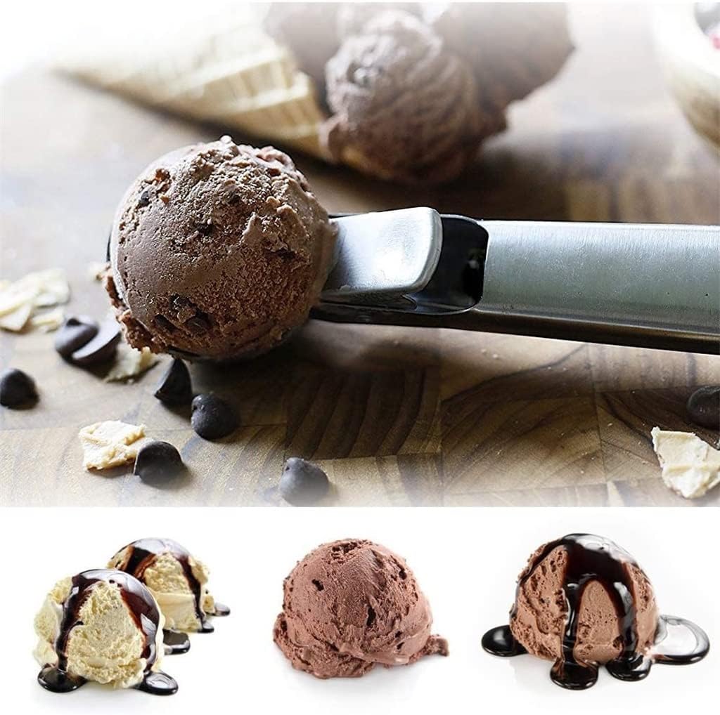 Stainless Steel Scoops For Ice Cream,Yogurt, Cookie Dough, Meatballs, Watermelon