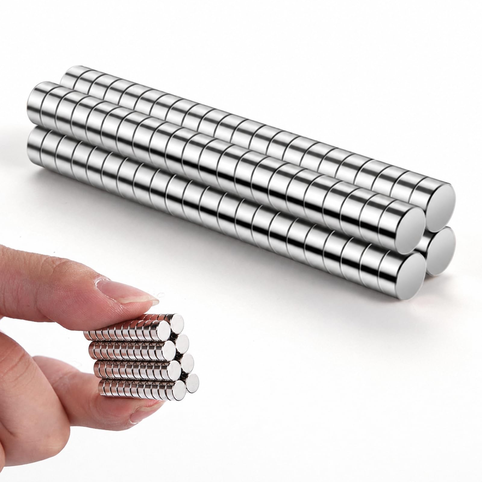 Zynthor 120Pcs Strong Magnets, 6 x 2mm Small Magnets